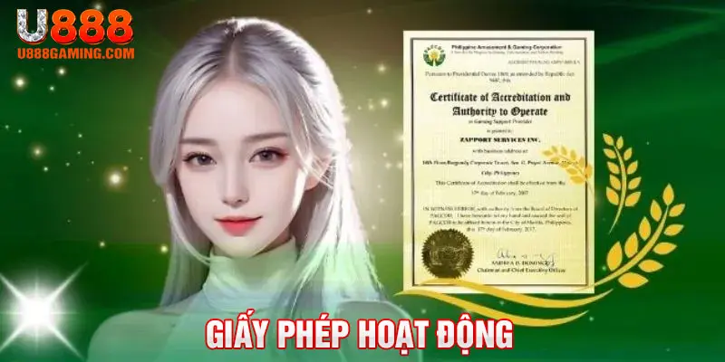 Giấy phép hoạt động nhà cái hợp pháp