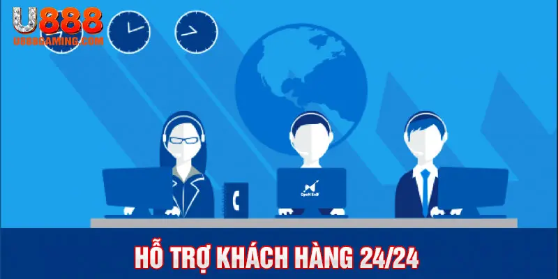Hỗ trợ người chơi mọi lúc, không kể ngày đêm